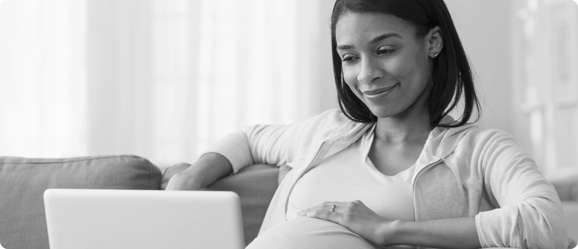 Women watching computer